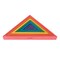 Tickit Wooden Rainbow Architect Triangles - Set of 7 73418 - alternate 1